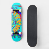 私はブラジルおもしろいが大好き スケートボード (正面)