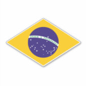 私はブラジルが大好きだ シール (正面)