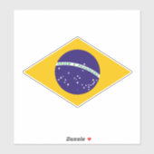 私はブラジルが大好きだ シール (シート)