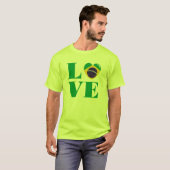 私はブラジルが大好きだ Tシャツ (正面フル)