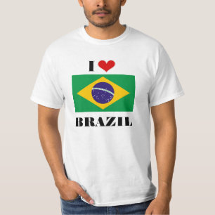 私はブラジルが大好き Tシャツ