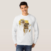 私はブラック・ヒストリーです Tシャツ (正面フル)