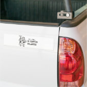 私はブランクを撃っています バンパーステッカー (トラック上)