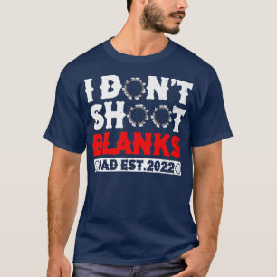 私はブランクスを撮影しない赤ちゃんシャワーパパEst 2022 Gend Tシャツ
