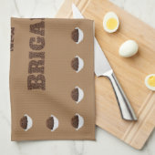 私はブリガデーロが大好き キッチンタオル (四つ折り)