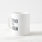 私はブリキの男のハロウィーン家族の怠惰なコスムのふりをする コーヒーマグカップ (正面左)