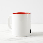 私はブリストルが大好きだ ツートーンマグカップ (正面左)