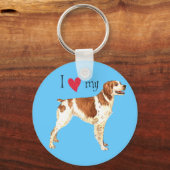 私はブリタニーが大好き キーホルダー (正面)