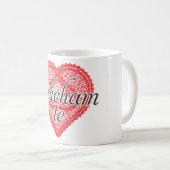 私はブルガリア語であなたを愛している – Obicham te コーヒーマグカップ (正面右)