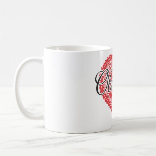 私はブルガリア語であなたを愛している – Obicham te コーヒーマグカップ (左)