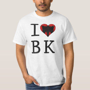 私はブルックリンBK NYCを愛します Tシャツ