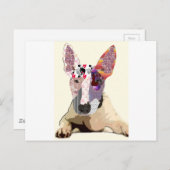 私はブルテリアが大好きだ ポストカード (正面/裏面)