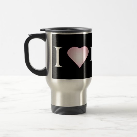 私はブルドッグが大好き トラベルマグ (左)