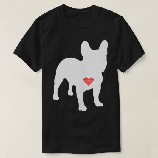私はブルドッグが大好フランスのき Tシャツ (デザイン正面)