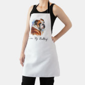 私はブルドッグのエプロンが大好き エプロン (インサイチュ)