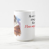 私はブルドッグのコーヒーマグカップが大好き コーヒーマグカップ (中央)