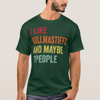 私はブルマスティフが好きかもしれない3人 Tシャツ