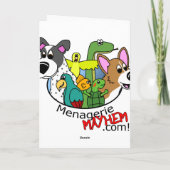 私はブルークエーカーパレーケートカード カード (裏面)