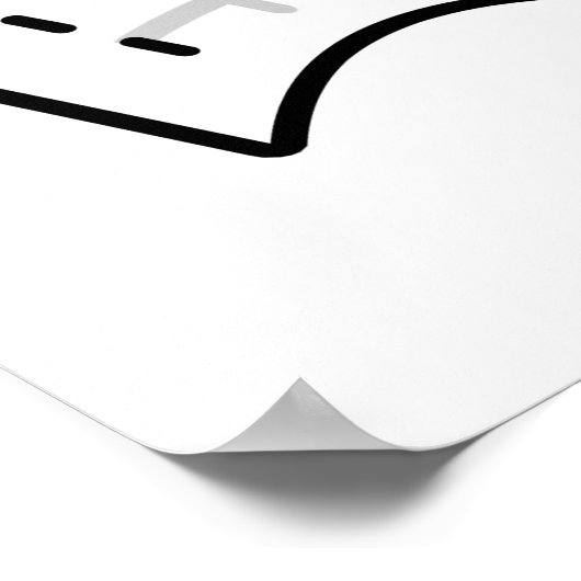 私はブルースファーストおもしろいエイドプンをガーゼ ポスター (角)