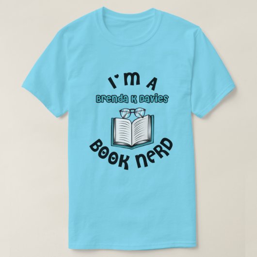 私はブレンダKダビズ本おたく Tシャツ (デザイン正面)