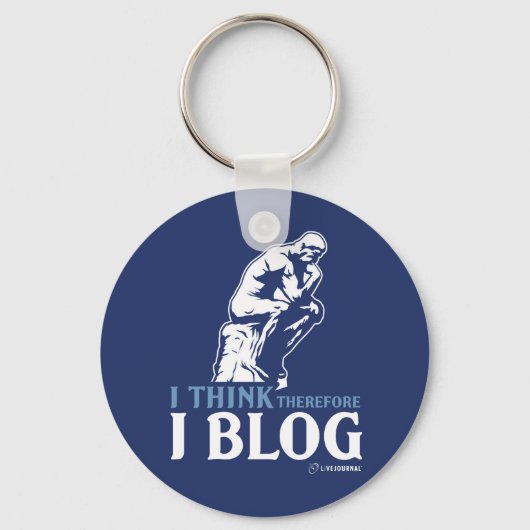 私はブログ キーホルダー (正面)
