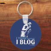 私はブログ キーホルダー (正面)