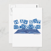 私はブロックされていない ポストカード (正面/裏面)