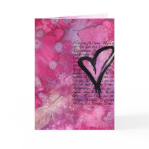 私はブロックのバレンタインデーカード愛します