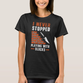 私はブロックストップの遊建築Bと一緒に行かない Tシャツ