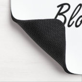 私はブロンドの女性の芸術的なデザインを愛します マウスパッド (コーナー)