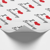 私はブロードウェイを愛します ラッピングペーパー (角)