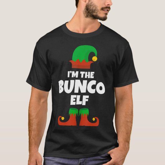 私はブンコ小妖精や小人ファミリーパジャマクリスマスおもしろい Tシャツ (正面)