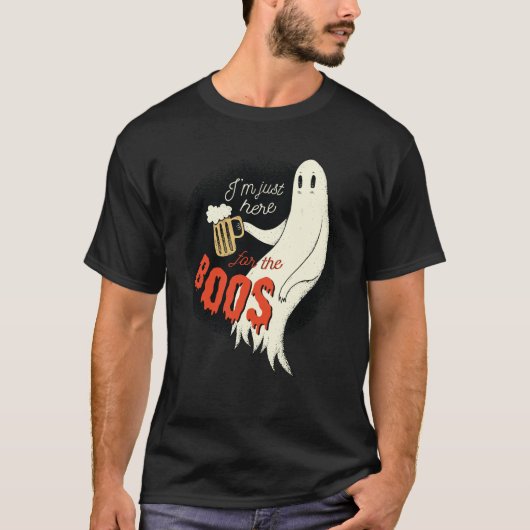 私はブーイングのTシャツのためにちょうどここにいます Tシャツ (正面)