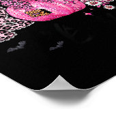 私はブージーレオパード望枝おもしろい幽霊にブーを入れた ポスター (角)