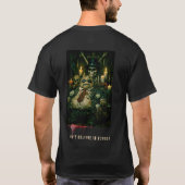 "私はブードゥー教を信じない" Tシャツ (裏面)