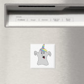 私はブーニコーンかわいい幽霊ユニコーン マグネット (インサイチュ (食洗機))