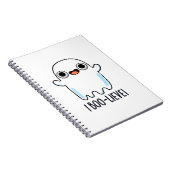 私はブーブリーブ！楽しいポジティブなゴーストパンを信じてる ノートブック (右側)