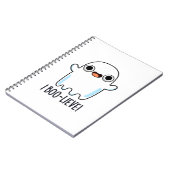 私はブーブリーブ！楽しいポジティブなゴーストパンを信じてる ノートブック (左側)