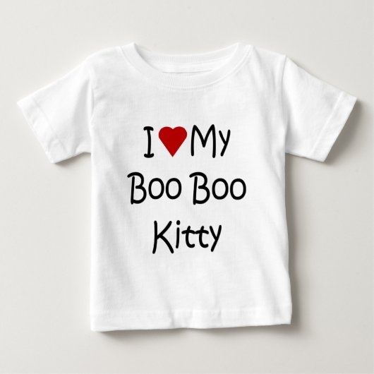 私はブーブー子猫 ベビーTシャツ (正面)