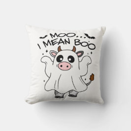 私はブーモーシーズン面白い不気味ハロウィーンを意味する クッション