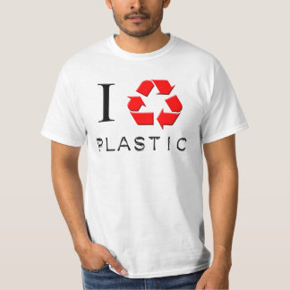私はプラスチックTシャツをリサイクルします Tシャツ
