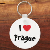 私はプラハが大好き キーホルダー (正面)