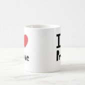 私はプラハを愛します コーヒーマグカップ (中央)