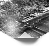 私はプラハを白黒で愛している フォトプリント            (角)