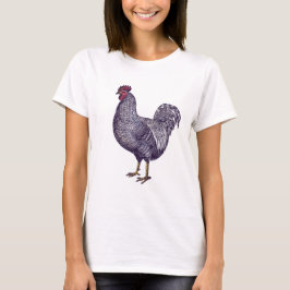 私はプリマスのロックチキンが大好き – ヴィンテージの鶏 Tシャツ