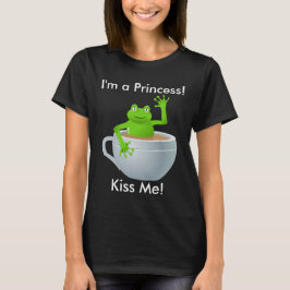 私はプリンセスキスMe Frog in Teacup Women's Tシャツ