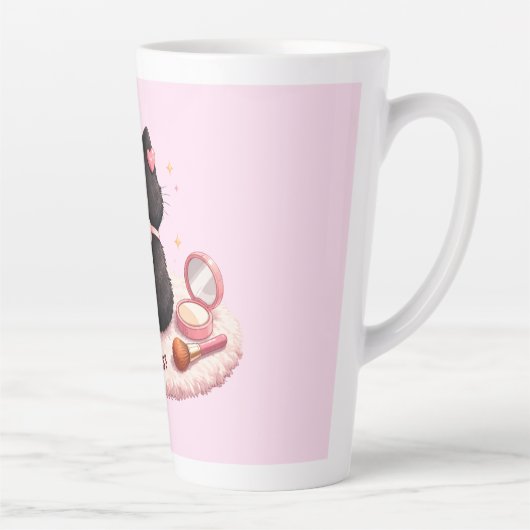 私はプリンセス カフェラテマグ (右)