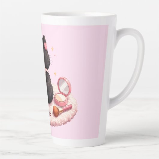 私はプリンセス カフェラテマグ (右)