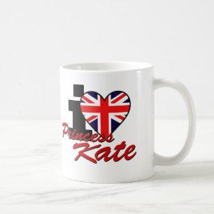 私はプリンセスKateを愛します コーヒーマグカップ