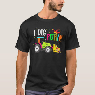 私はプリンムハマンタシェントラクターユダヤ人幼児Bを掘る Tシャツ